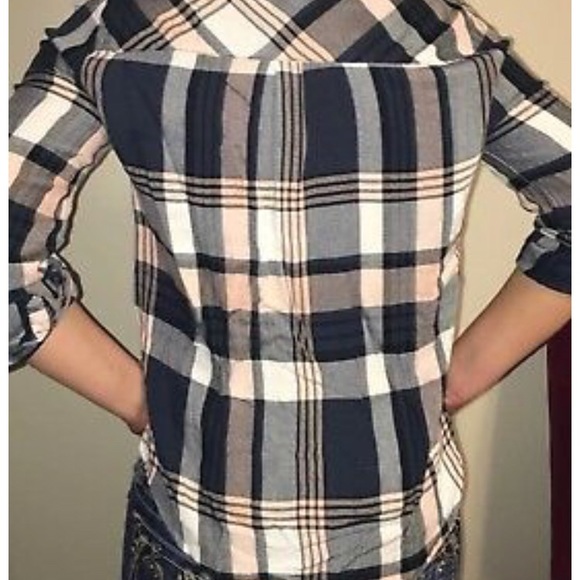 🍍Navy, white and pink tab sleeved stitch fix - Picture 4 of 7